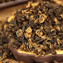 HelloYoung TeaYunnan One Bud One Leaf Dianhong Red Spiral Black Tea Red Tea 150g/5.29oz