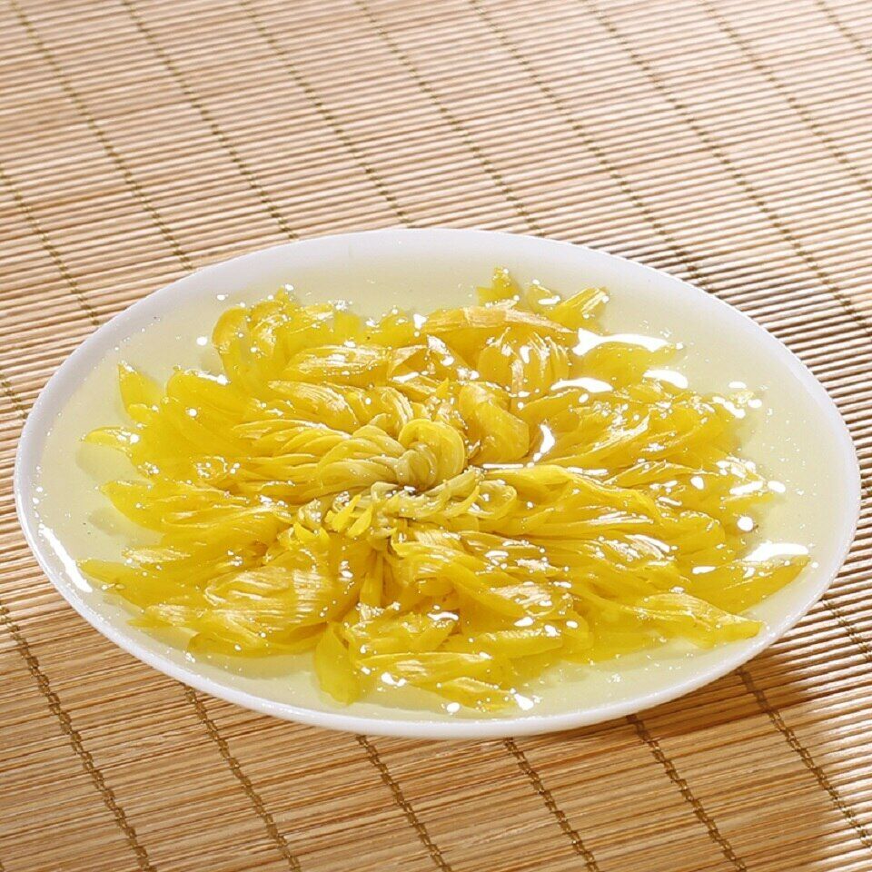 HelloYoung 100 Blooms Chrysanthemum Tea Flower Blossom Cooling Healing Golden Floral Tea