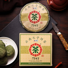 2021 CHINA TEA Puer Raw Puerh Tea 7541 Classic 150g ZhongCha Liushan Tea Boxed