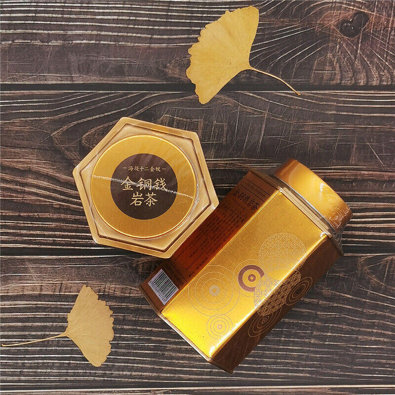 HELLOYOUNG Golden Gopper Coin  Wuyi Rock Tea Premium Oolong Tea 100g/3.52oz
