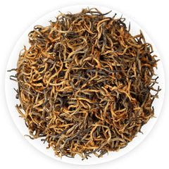 HelloYoung TeaOrganic Supreme Dianhong Golden Buds JIN SI Dian Hong Gold Yunnan Black Tea 250g