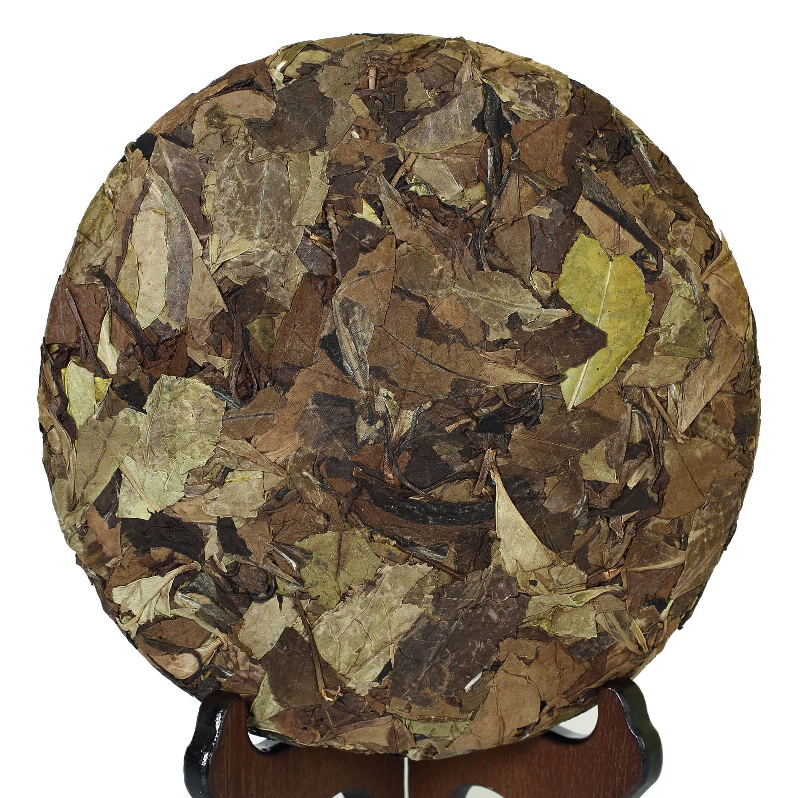 HelloYoung Year 300g Fuding Remote Mountain Wild Spring Leaf Slice Aged Cake White Tea