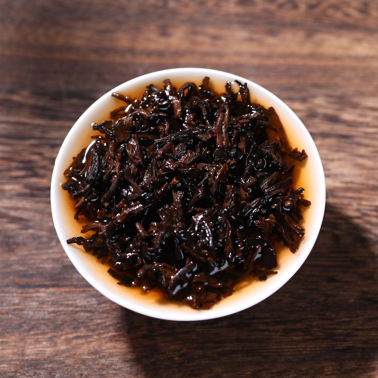 357g Menghai Pu-erh Ripe Tea Cake Yunnan Aged Puerh Cooked Tea Pu'er Black Tea