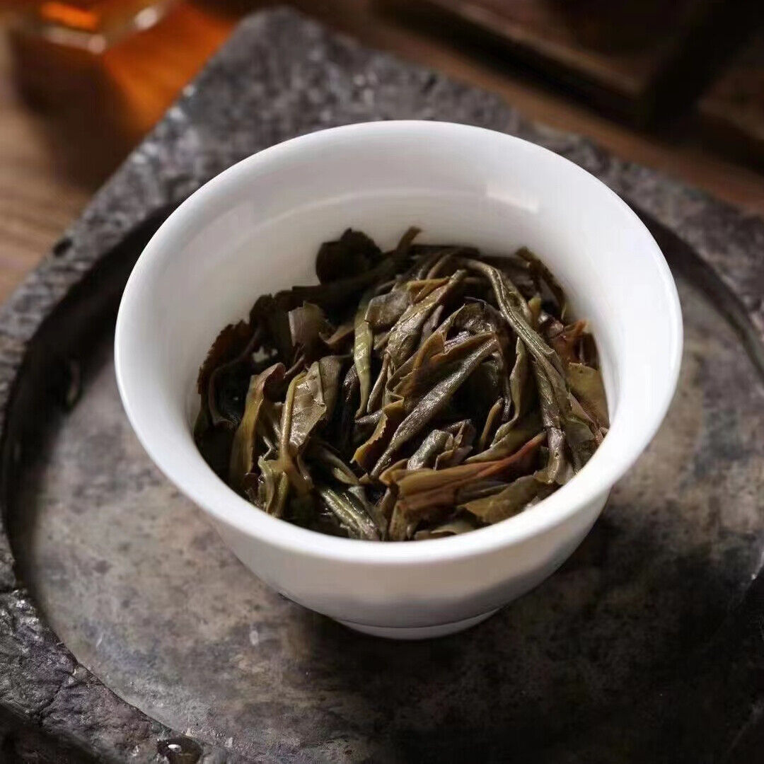 357g Yunnan Premium Aged Pu-erh Raw Tea Long Yuan Hao Old Puer Raw Tea Cake