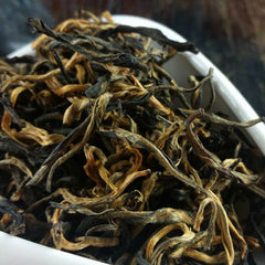 HelloYoung TeaDian Hong Famous Yunnan Black Tea Dianhong Imported-China Bag Package 100g