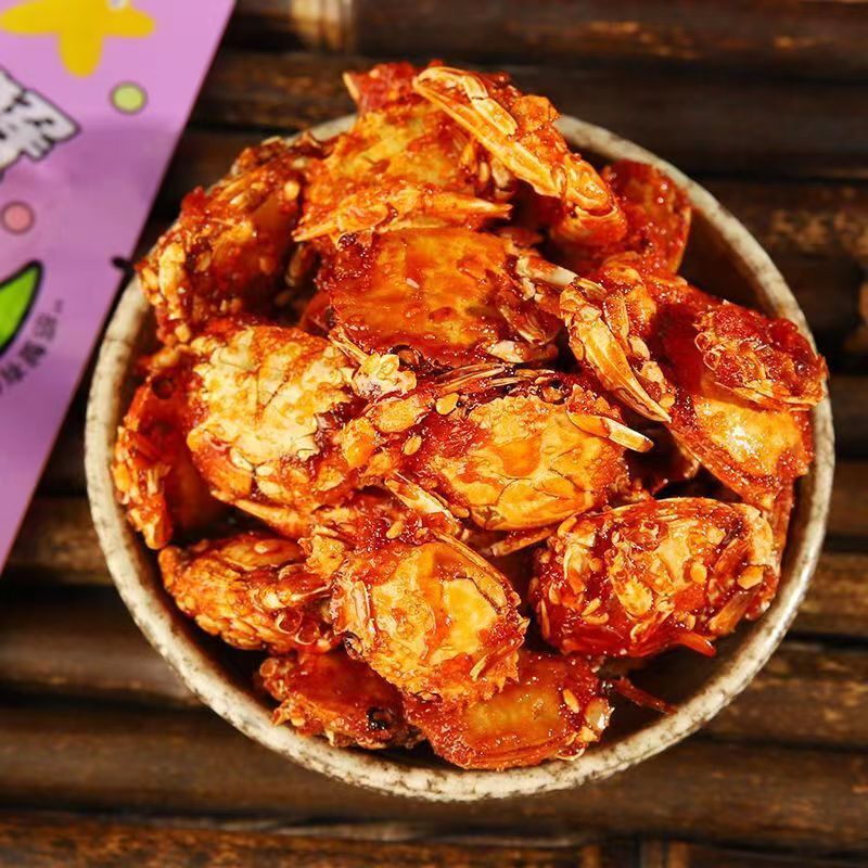 20g*30 Packungen Pikante Meereskrabbe Instant Meeresfrüchte Pikante Babykrabbe