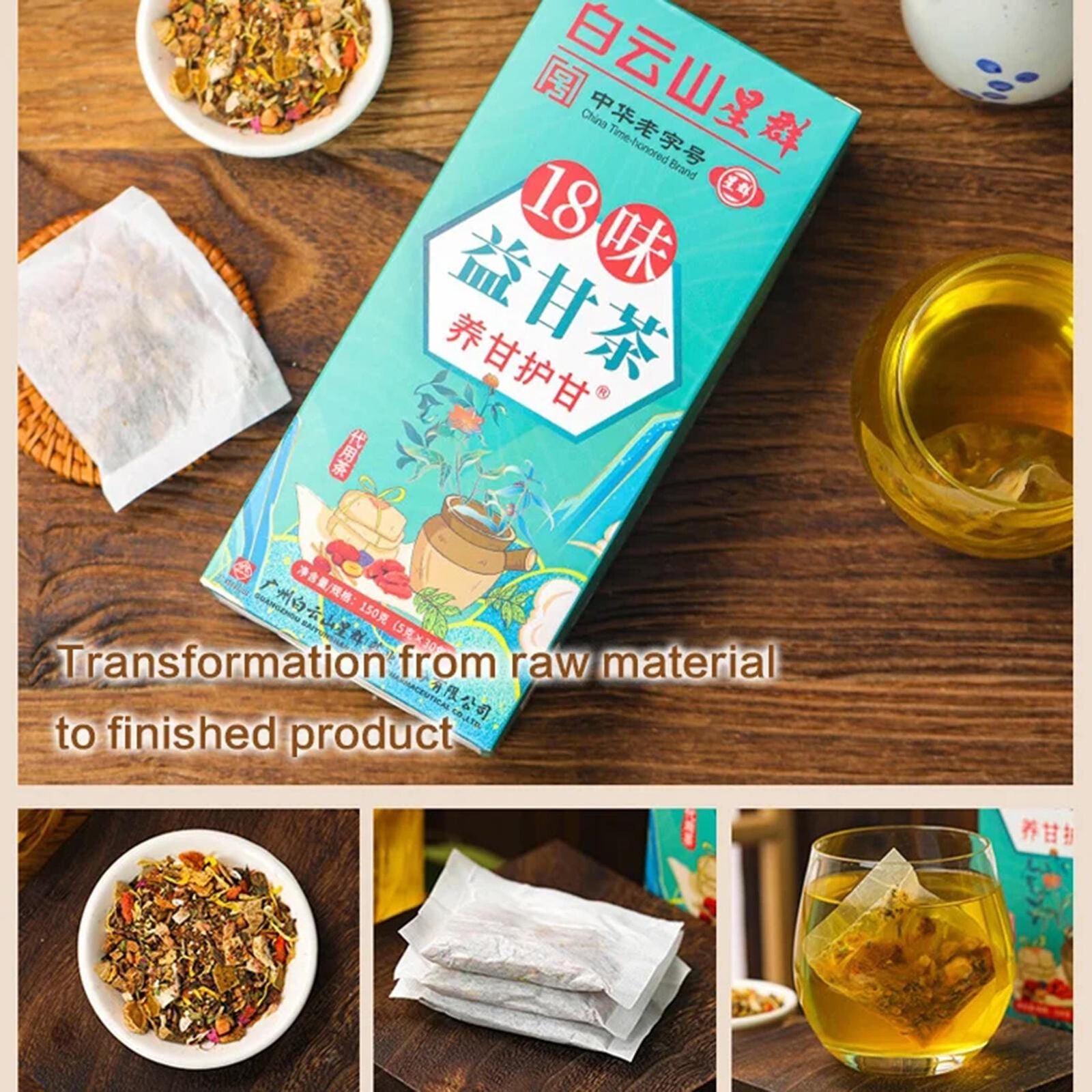 Daily Liver Nourishing Tea Liver Protecting Tea 18 Flavors Liver Care Tea 30pack