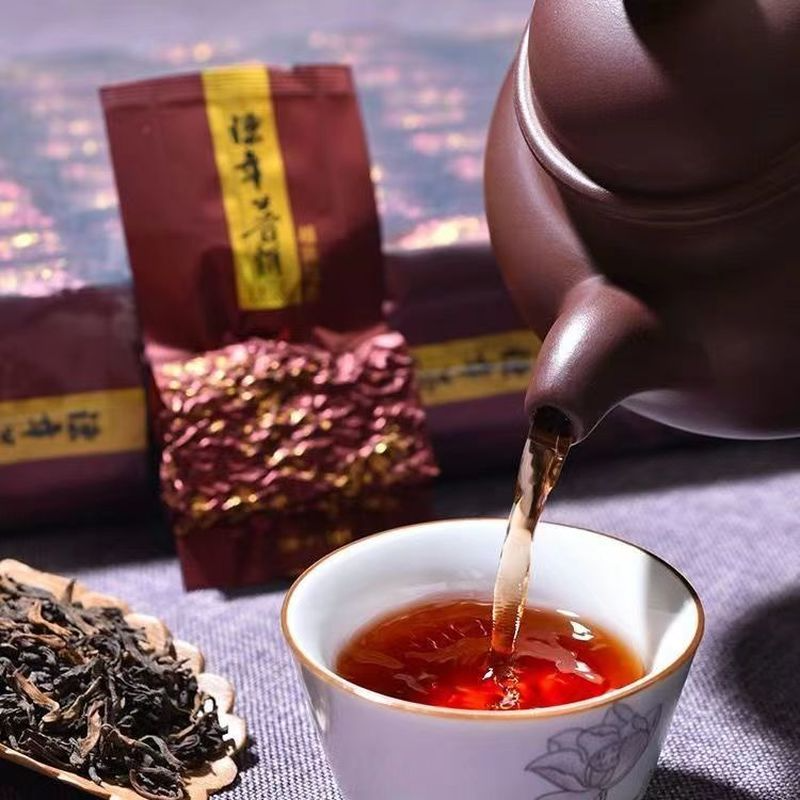 Puerh Ripe Tea Yunnan Aged Pu'er Bagged Cooked Pu-erh Red Tea Chinese Black Tea
