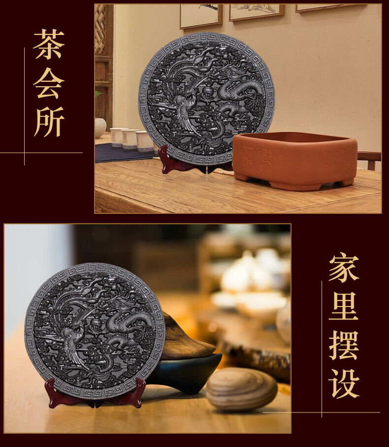 HelloYoung Dragon & Phenix Da Hong Pao Tea Cake Big Red Robe Tea Wuyi Oolong Tea 500g