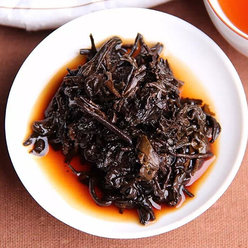 Hu Po Chun Amber * 2017 Haiwan Old Comerade Puer Tea Cake Ripe Pu-erh Shu 357g