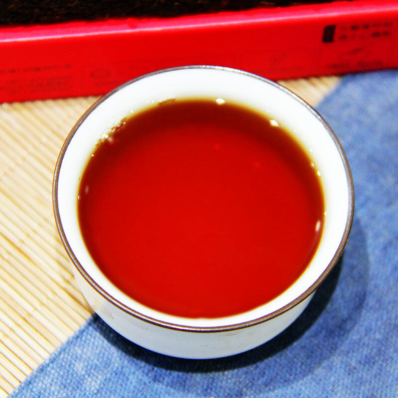 250g Zhongcha Aged Ripe Puer Brick CHINATEA Brand Zunxiang 7581 Pu-erh Tea Brick