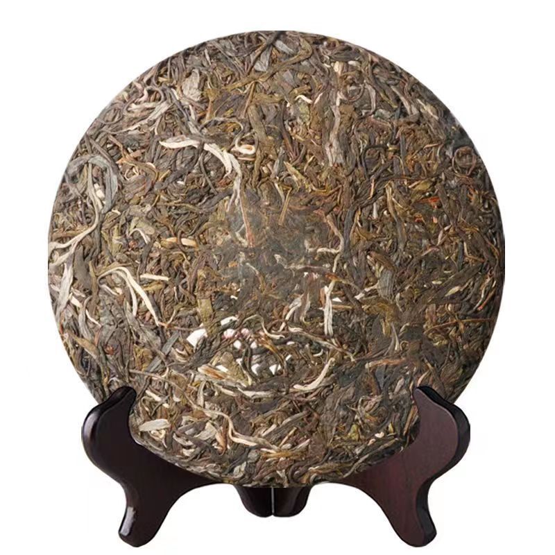 357g Yunnan Raw Puerh Tea Iceland Pu-erh Raw Tea Cake Big Leaves Pu'er Green Tea