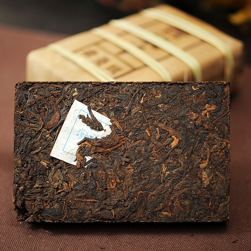 PU'ER Tea Lao Man E Pu-erh Tea Brick 500g Ripe Puer Ancient Tree Pu'er Tea