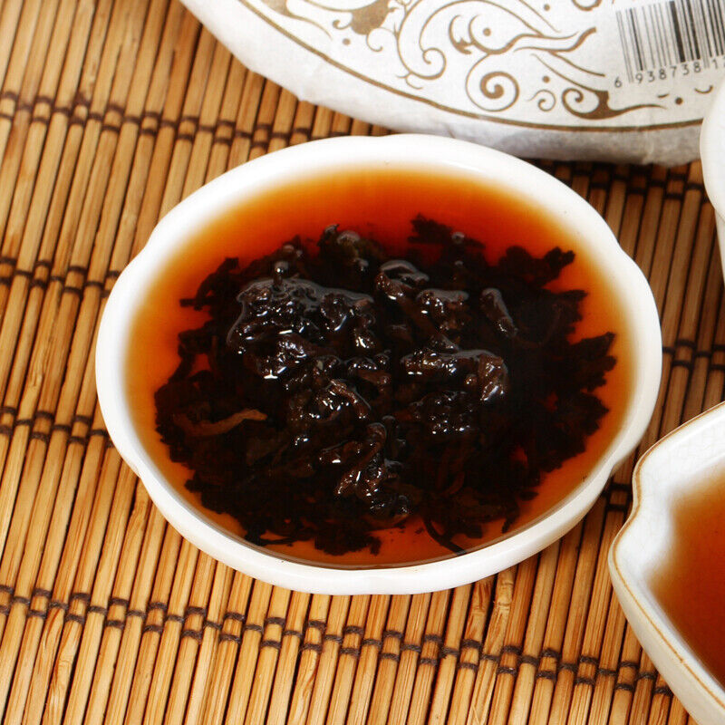 826 *  Yunnan Longrun Ripe Puer Tea Cake LinCang Old Tree 357g Shou Pu-erh