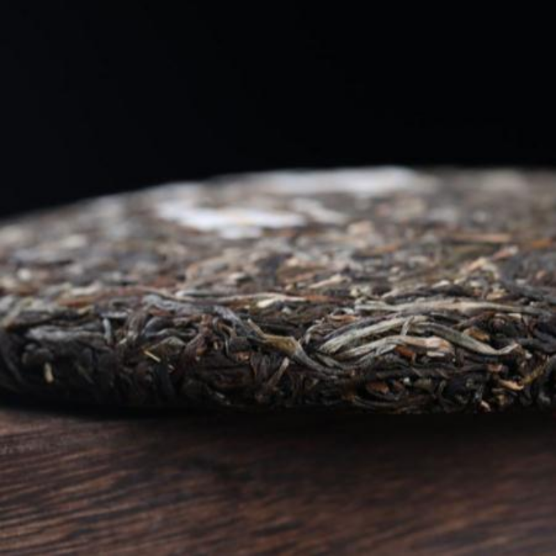 357g Menghai Pu'er Ripe Tea Hualiangzhuzi Puerh Cooked Tea Cake Old Pu-erh Tea