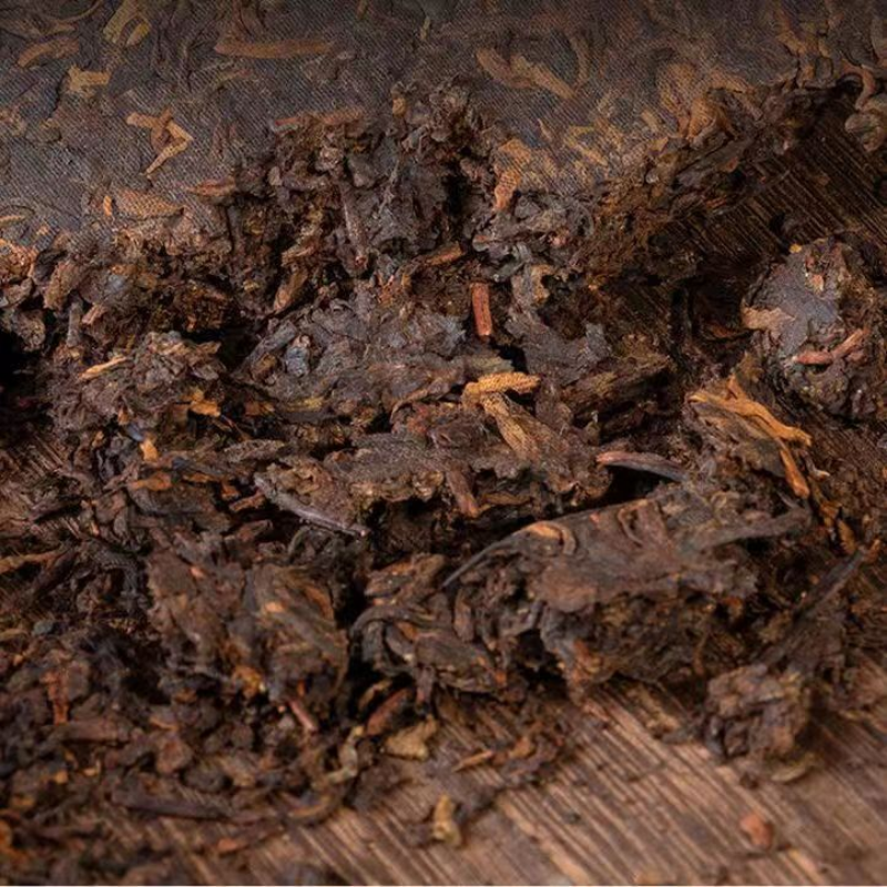 357g Laobanzhang Puerh Ripe Tea Cake Yunnan Menghai Pu-erh Cooked Tea Black Tea