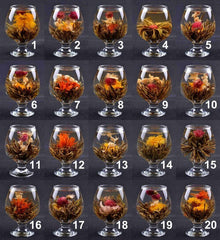 Artistic Flowers Tea Blooming Flower Tea 20 Pieces Blooming Tea Balls Green Tea