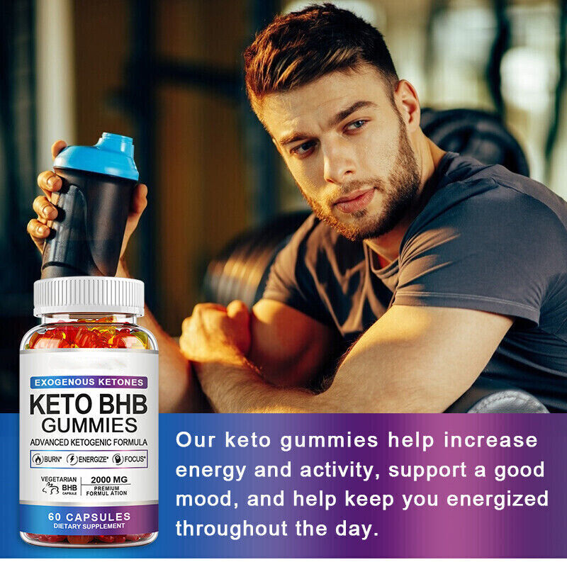 Keto BHB Gummis für Weight Loss Fat Burner verbessern Immunität 60