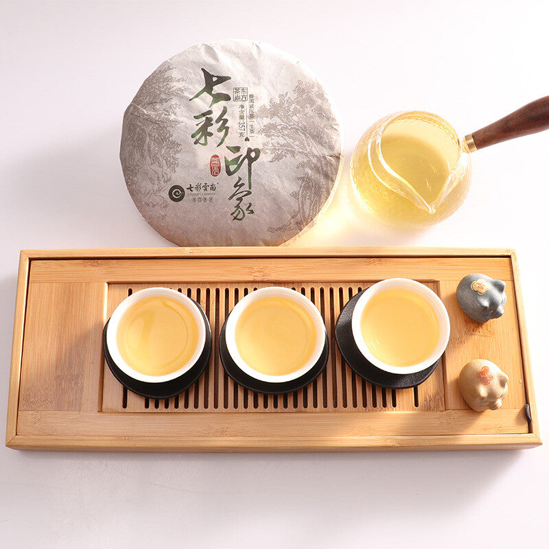 COLOURFUL YUNNAN Impression Pu-erh Tea Cake Raw Puer Tea