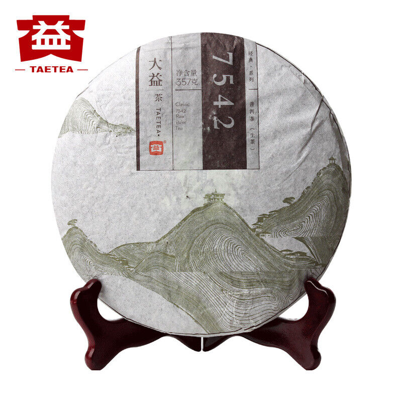 Menghai Dayi 7542 Pu'er Tea Cake Pu-erh  357g Chinese Yunnan Puerh  Puer