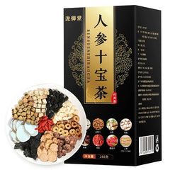260g Top Ginseng Maca Sangshen Huangjing Wolfberry Maulbeere Jujube Tee