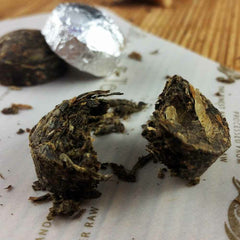 HelloYoung /Yr Mini Shen Puerh Silver Tin Foil Packing Tuocha Raw Puer Tea 75g