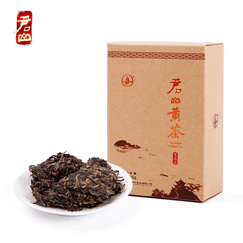 Nuggets China Junshan Yellow Tea 100g Premium Hunan Jun shan Huang Cha Pressed