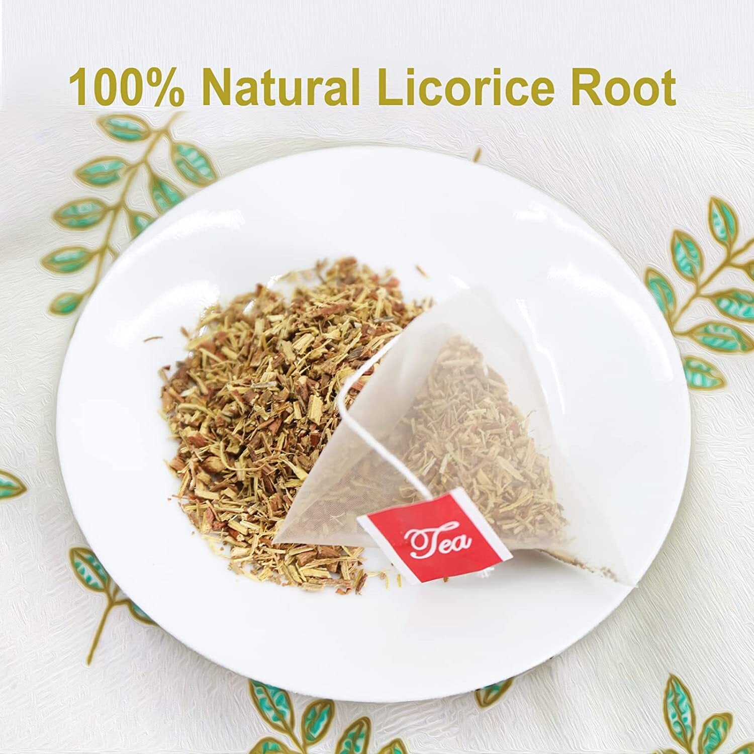 FullChea Licorice Root Tea Bags 40 Teabags 2g/bag Licorice Root Herbal Tea