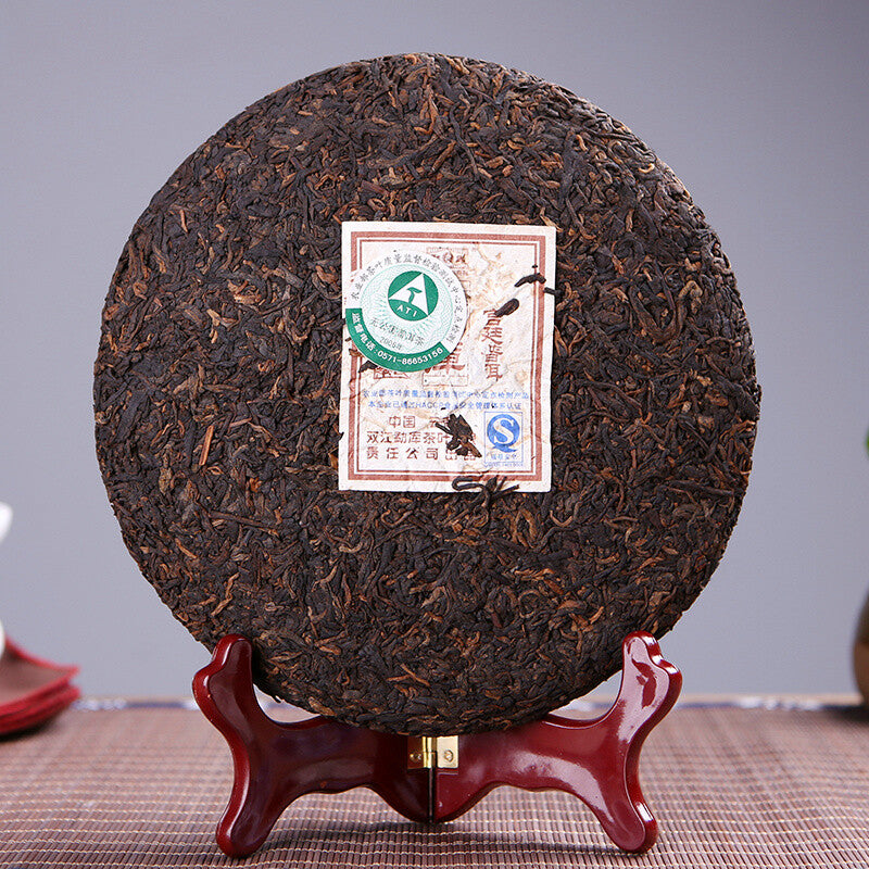 MENGKU Meng Ku Gong Ting Pu-erh Tea Cake  400g Palace Pu'er Ripe Puer Tea