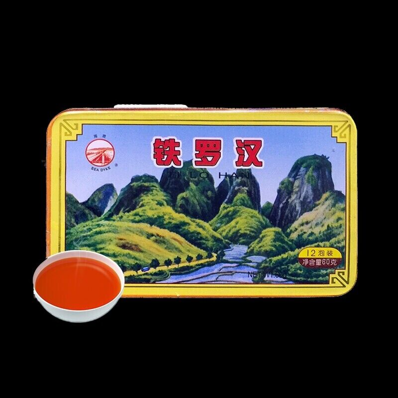 HelloYoung Sea Dyke Brand AT106 Tie Luo Han Steel Boxed Fujian Iron Arhat Oolong Tea 60g