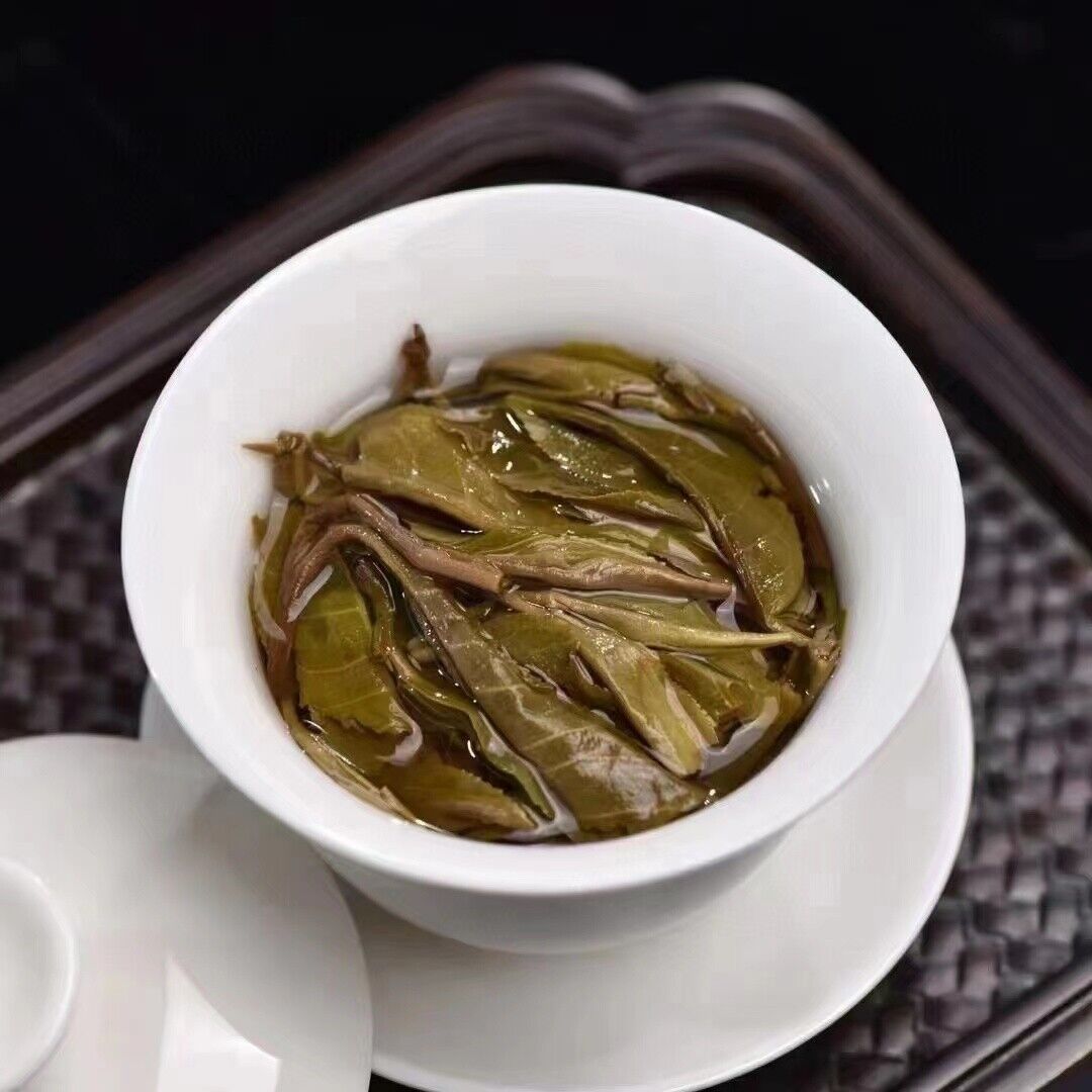 357g Yunnan Raw Pu-erh Cake Tea Bingdao Xiangjin Aged Puerh Raw Tea Cake