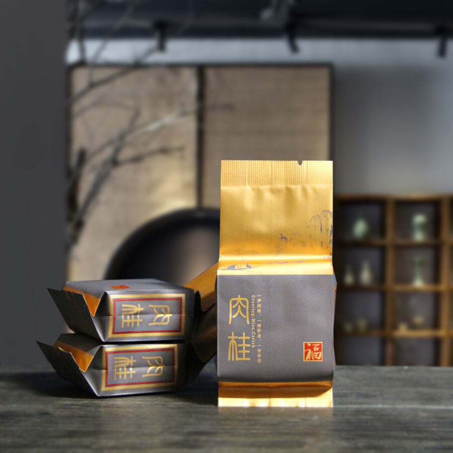250g Wuyi Rock Tea Medium Fire Full Baked Rougui Oolong Tea Loose Leaf Black Tea