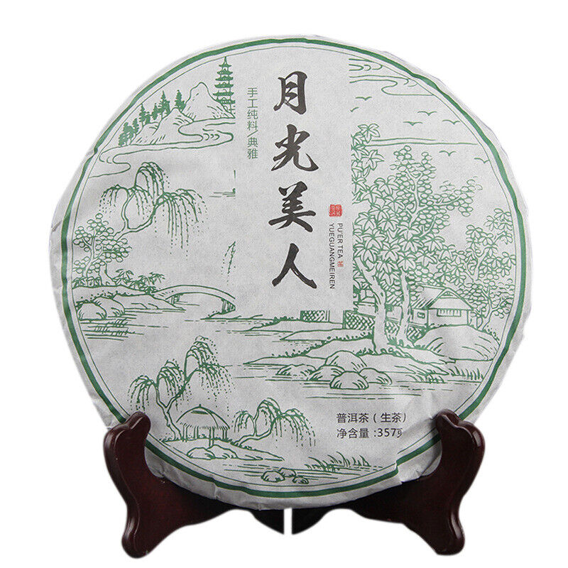 357g/12.59oz Ancient  Pu'er Moonlight Pu-erh Tea Moonlight Beauty Jingmai Puer
