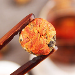 HelloYoung TeaDianhong Lily Dragon Pearl Dian Hong Handmade Kungfu Honey Scent Black Tea