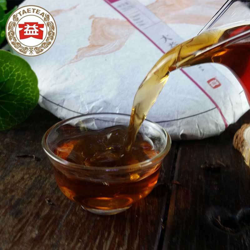 7592 Aged Puerh Cake Ripe Puer Tea Ancient Tree Dayi 100% Authentic TAETEA Puer