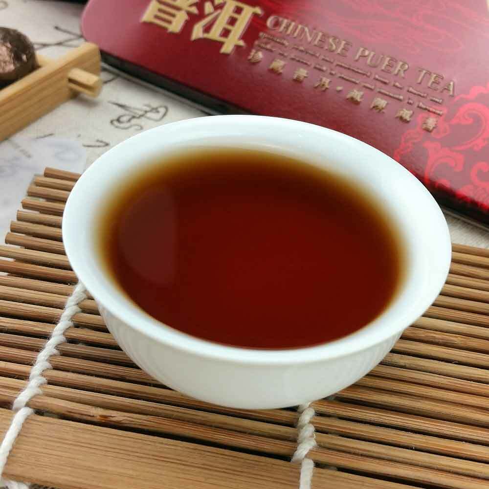 HelloYoung /Glutinous Rice Ripe Mini Puer Puerh Tea Shu Puerh Tuocha Gift Pack 75g