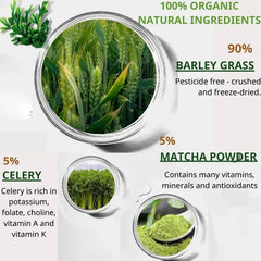 HELLOYOUNG Barley Grass Powder 100%-Pure & Organic,  Pure Organic-Barley new