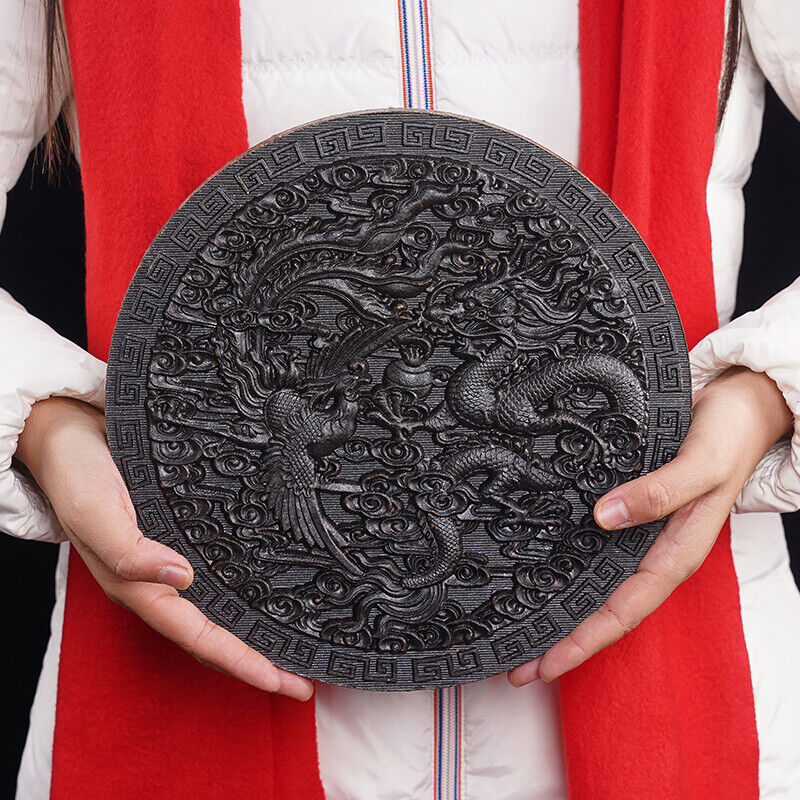 HelloYoung 500g Dragon & Phenix Da Hong Pao Tea Cake Wuyi Oolong Tea Big Red Robe Tea