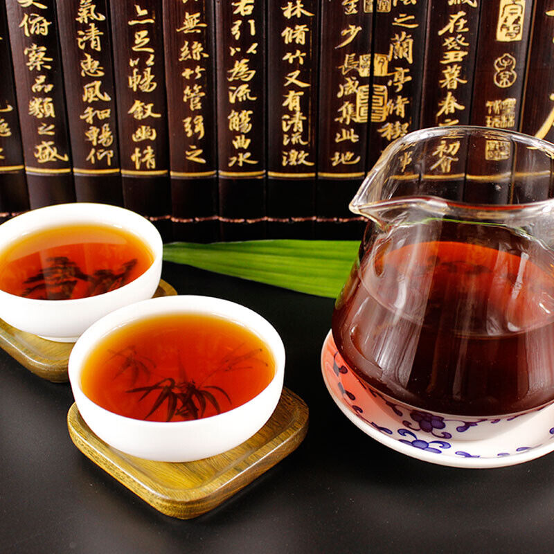 826 *  Yunnan Longrun Ripe Puer Tea Cake LinCang Old Tree 357g Shou Pu-erh