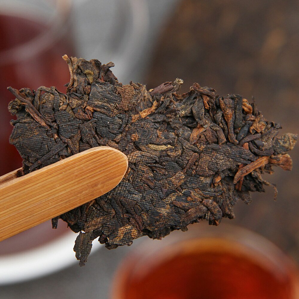 357g Top Premium Menghai Scent of Time Ripe Puer Tea Golden Bud Shu Puerh Tea