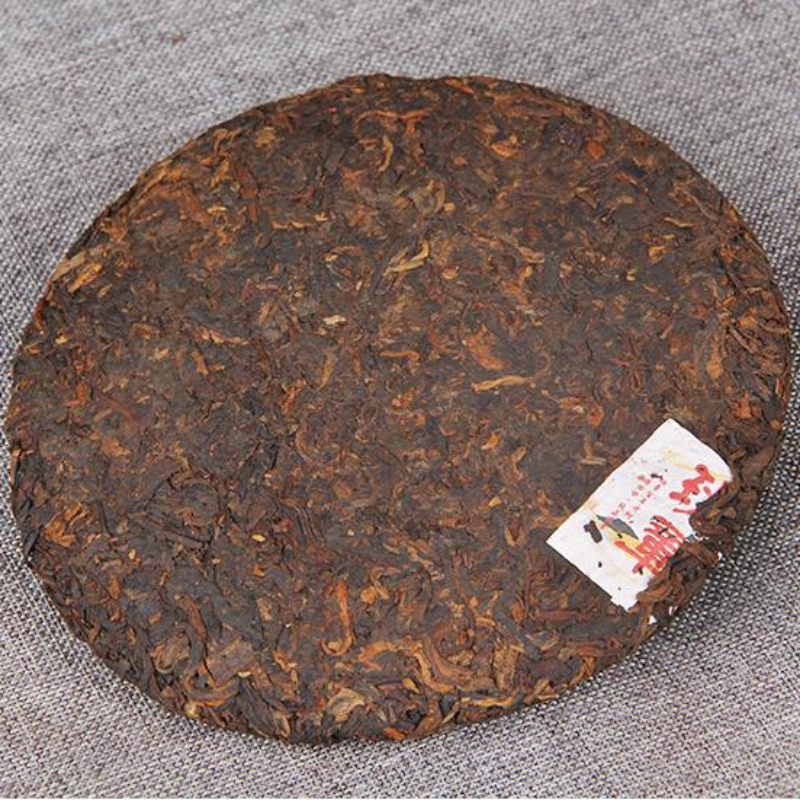 710g Yunnan Ripe Puerh Tea Banzhang Old Pu-erh Cooked Tea Cake Organic Pu'er Tea
