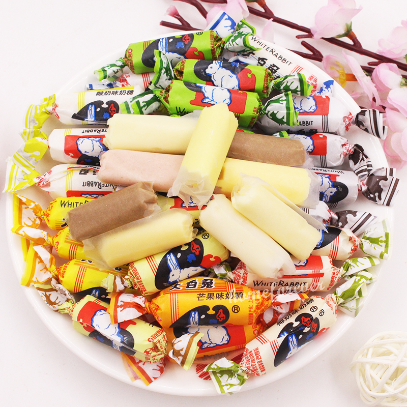 12 Flavors Dabaitu White Rabbit Milk Candy Gift 中国大白兔奶糖零食礼物