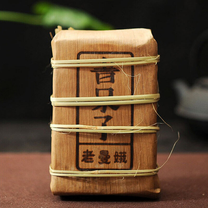PU'ER TEA Lao Man E Pu-erh Tea Brick 500g Ripe Puer Traditional Pu'er Tea