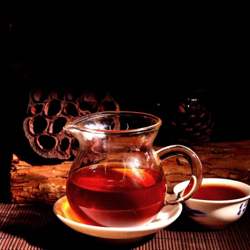 357g 2007 Cooked Pu-erh Tea Cake Yunnan Old Puerh Ripe Tea Premium Pu'er Old Tea