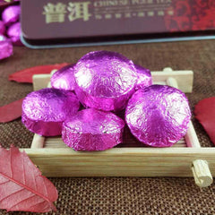 HelloYoung /Lotus Leaf Mini Ripe Puer Tuocha Yunnan Gift Pack Shu Puerh 75g