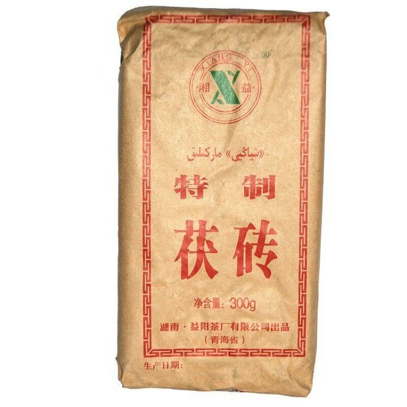 300g Special Made Yiyang Anhua Dark Tea Hei Cha Fu Tea Brick Hunan Fu Tea Fucha