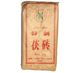 300g Special Made Yiyang Anhua Dark Tea Hei Cha Fu Tea Brick Hunan Fu Tea Fucha