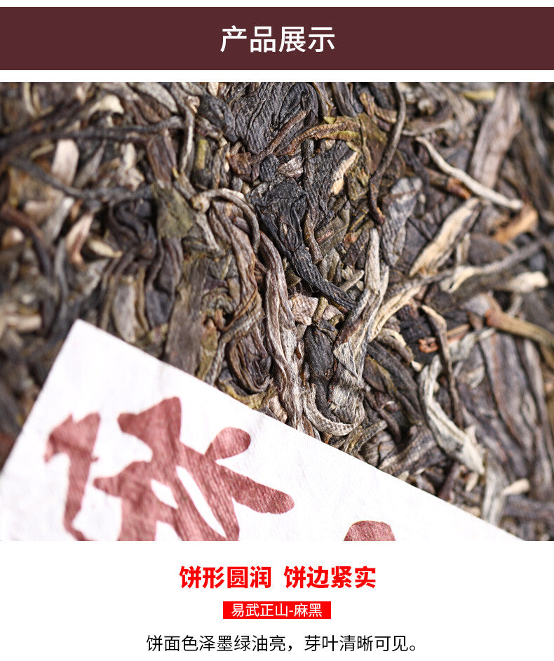 2021 Haiwan Yi Wu Zheng Shan Ma Hei Famous Old Tree Shen Puer Tea Raw Pu'er 500g