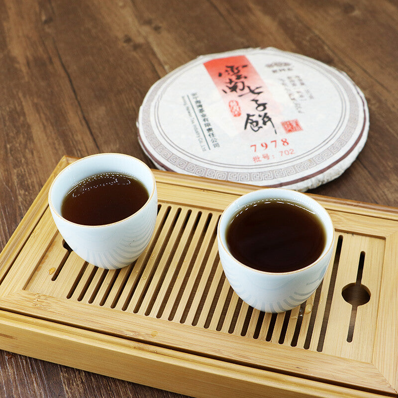 2007 "7978" Ripe Puerh Shu Cha 357g Cake Haiwan Laotongzhi Shou Pu'er Puer Tea