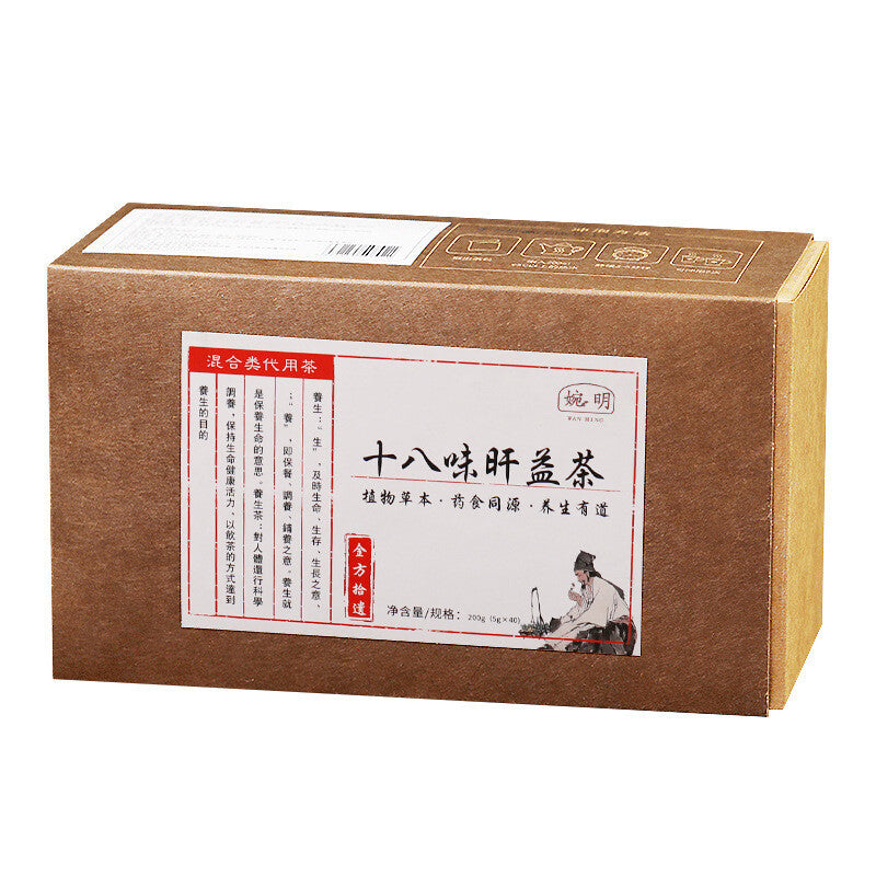 Natural Herbal Liver Tea 200g Eighteen Organic Herbs Liver Detox Tea Benefits